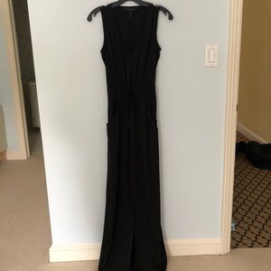 black high low dress